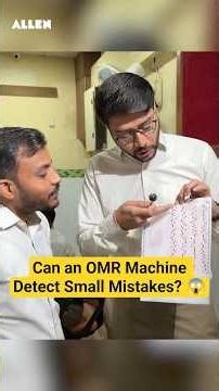 How OMR Sheets Are Actually Checked? 🧐| Mistake or Disaster? Don't Fill Your OMR Like This #neet2026