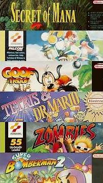 SNES Spiele gleichzeitig zu Zweit #coop #snes