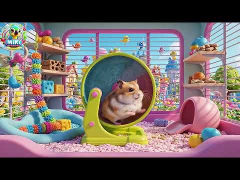 The Baby Hamster Goes Squeak Squeak Squeak | Cute Nursery Rhymes for Kids | Baby Songs