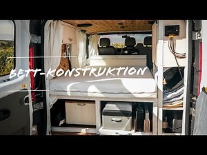 A unique bed design | Camper van conversion | Opel Vivaro