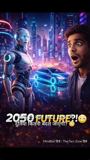 2050 में दुनिया कैसी होगी? 😳 | AI Future Explained,future 2050 hindi, ai future, self driving cars