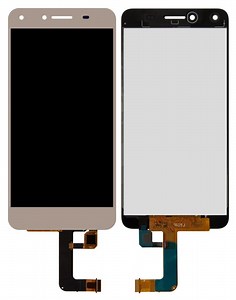 LCD with Touch Screen for Huawei Y5 II - Gold (display glass combo folder)
