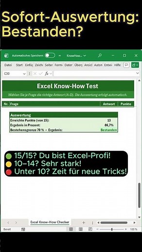 Can YOU get 15/15? 💥 The Ultimate Excel Knowledge Test!