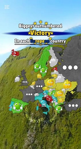 Biggest outnumbered dih in each Eurodihean country #europe #mapping #geography #map #edit