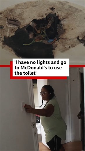 5.9K views · 32 reactions | A woman with breathing and mobility problems has been unable to switch on lights or use the toilet in her south London council flat for months, following a leak. #london #londonlife #londonnews #lambeth #housing #flat | BBC London | Facebook
