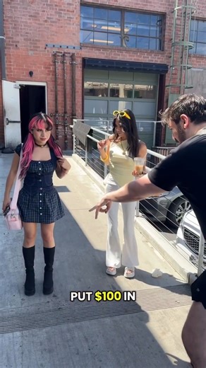 Put $100 In 😅😇 #shorts