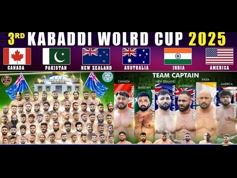 🔴[LIVE] WORLD KABADDI CUP 2025 | NEW ZEALAND | SINGH MEDIA CHANNEL