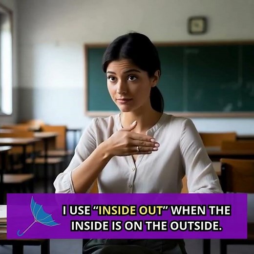 Upside Down, Inside Out, Backwards or The Other Way Around? Learn the Difference