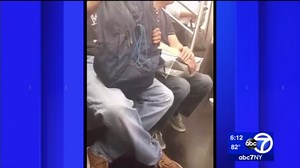 Graphic video: Angry subway rider shames suspected fondler