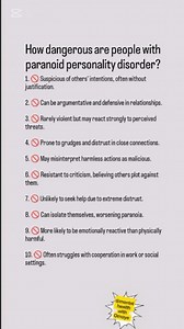 How dangerous are people with paranoid personality disorder? | Mental health with Omoye