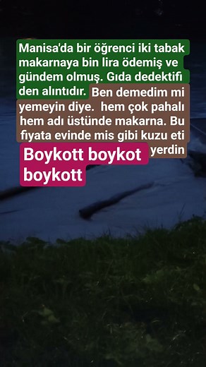 Boykott Bu fiyata evinde mis gibi kuzu eti yerdin #sözuçar#yazıkalırrr#pahalı#boykott#keşfet#ahlak