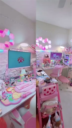 #desksetup #kawaii #kawaiisetup #gamingroom #gamergirlsetup