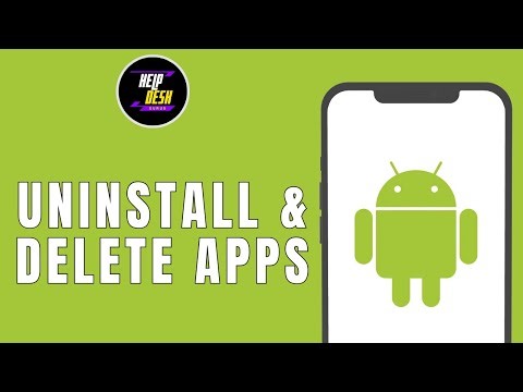 HOW TO UNINSTALL & DELETE APPS ON ANDROID