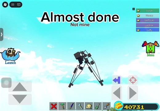 Almost friggen done bois😤🫱// FINNALY ALSO THIS CAME FROM @JustEfficientEngineer not me//#babft #buildaboatfortreasure #legs #roblox #mechanic