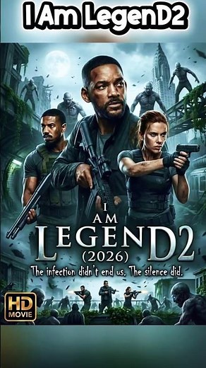 I Am Legend 2: Redemption - First Trailer | Will Smith, Michael B. Jordan (2026) #shortsvideo