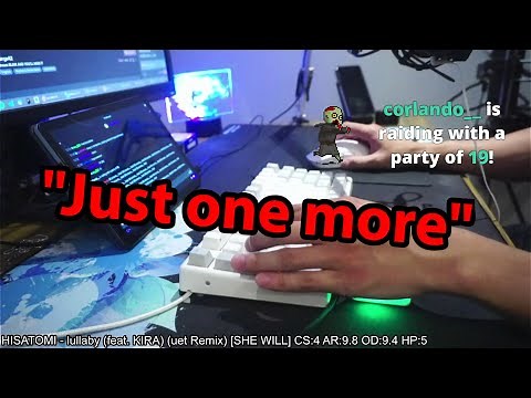 what being addicted to osu looks like