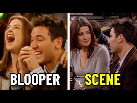 How I Met Your Mother Bloopers vs. the Actual Scene