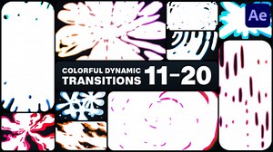 Colorful Dynamic Transitions for After Effects