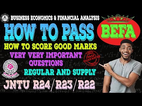 BEFA-Important questions-How to pass-Btech 2nd year-R22-Jntuh