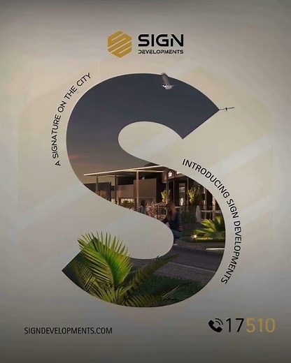 Introducing Sign Developments A new vision in real estate.