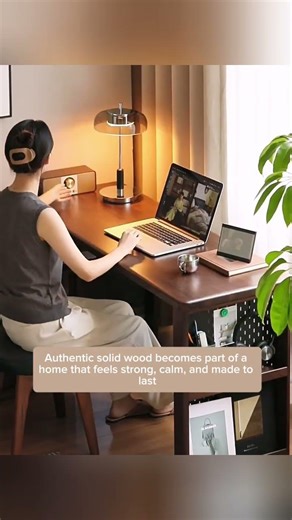 Why Black Walnut Desks Are Perfect for Modern Home Workspaces #desk #table #bookshelf