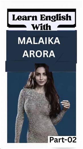 English With Malaika Arora#dailyenglish #spokenenglish #idioms #vocabulary