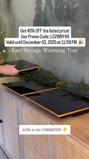 Create the perfect holiday buffet with this stunning black & gold 3-part warmer! ✨ It keeps every dish perfectly heated with 8 temp levels an 8-hour timer, and the stackable design makes hosting totally effortless. Sleek, spacious, and so festive for holiday dinners, parties, or everyday family meals! 🍽️🎄 #HolidayHosting #BuffetWarmer #PartyEssentials #KitchenMustHaves #EntertainingMadeEasy #FoodWarmer #HostingHacks #AmazonFinds #KitchenAppliances #EntertainingAtHome #DinnerPartyIdeas #Holiday