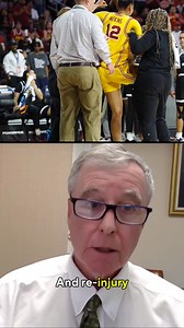 JuJu Watkins sustained a season-ending right knee injury in the first quarter of top-seeded USC's win against Mississippi State in the NCAA Tournament on Monday night. Orthopedic surgeon Dr. Matthew Donovan explains how long the star player may be away from the game. Tap this link in our bio to watch our full interview with Donovan and to learn more about the reaction to Watkins’ devastating injury: https://www.youtube.com/watch?v=tds_NuqzbRs | CBS LA