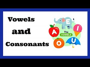 vowels vs consonants| For kids | Vowels| consonants| English grammar‪@ElearningStudio‬