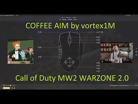 How to get AIM ASSIST on MOUSE: Coffee Aim by vortex1M for Modern Warfare 2 and Warzone 2. reWASD.