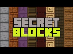 Minecraft's Hidden Textures (and how to build with them)