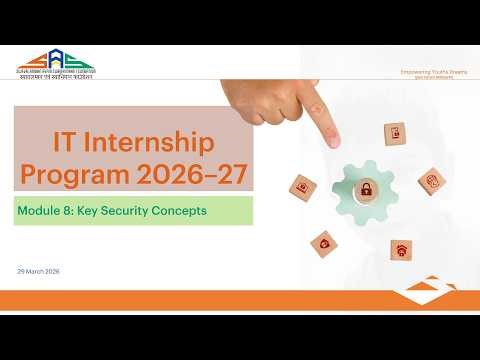 Key Cyber Security Concepts Explained | Cyber Security Internship Module 8