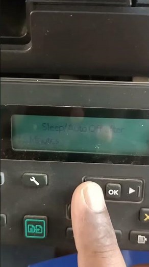 Printer sleep mode how to change HP laserjet