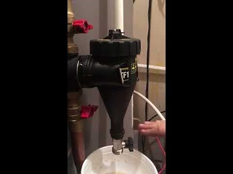 Cleaning a Fernox TF1 magnetic filter