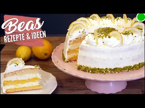 Zitronentorte Rezept | Fruchtige Zitronen-Butermilchcreme