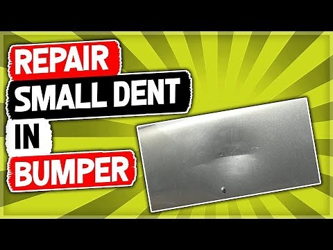 Repair a Dent in Your Bumper with Hot Water