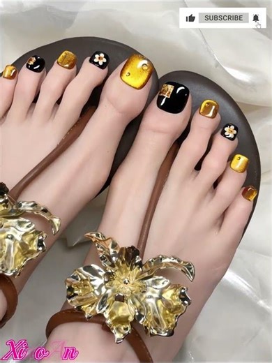 足部美甲 Foot Nail Art｜女生最爱的Toe Nail Colors💅✨ #shorts #asmr