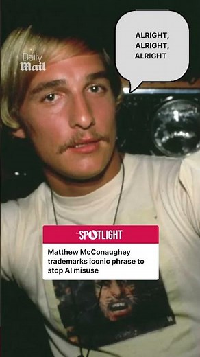 Matthew McConaughey trademarks his iconic catchphrase, “Alright, alright, alright”