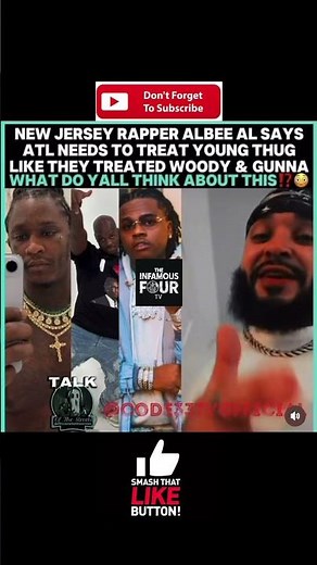 New Jersey rapper Albee Al reveals Atlanta rappers stick together in the music industry 🤔 #shorts