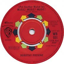 Dorothy Provine - (Put Another Nickel In) Music! Music! Music!