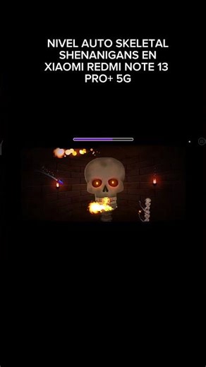 SKELETAL SHENANIGANS EN XIAOMI REDMI NOTE 13 PRO+ 5G #shorts #gd #gaming #foryou #parati #games