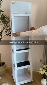 Get glam with this 360° rotating jewelry armoire! Shine bright with built-in LEDs. 💎🔒 #JewelryOrganizer #MirrorMagic #BedroomGlam #LockInStyle | YUN K