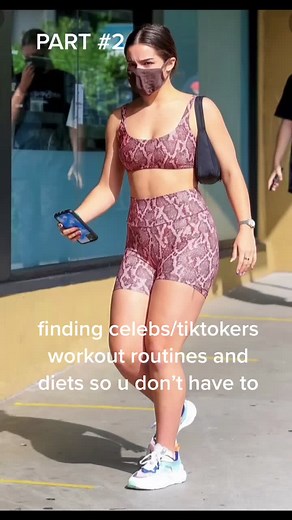 Addison Rae’s workout routine and diet!! Comment more people to do #addisonrae #dietsandworkoutroutine