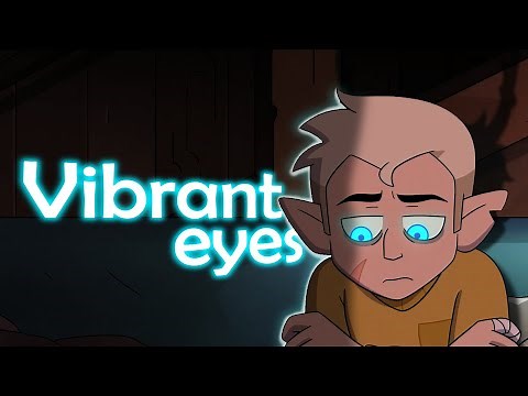 Vibrant eyes. The Owl House Hunter AMV