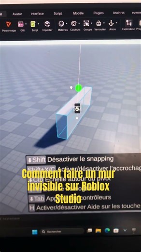 Comment faire un mur invisible sur Roblox Studio