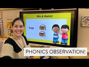 Phonics and Phonemic Awareness Observation in 1st Grade // Suffix -s Activities