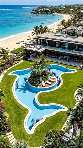 From Empty Lawn to Luxury Resort Pool! 🌴🏊‍♂️ Watch This Backyard Become a Resort! 😍 #gardenideas