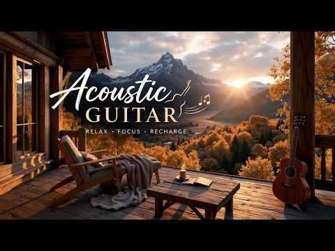 Relaxing Guitar Music For Deep Sleep And Stress Relief ~ Peaceful Acoustic Solo Guitar Melodies