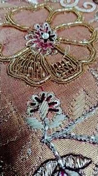 aari work design embroidery zari hand work #aariwork