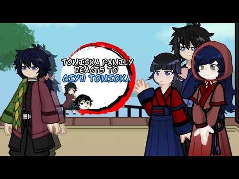 TOMIOKA FAMILY REACTS TO GIYU🌊||2X SPEED||+Tsutako||SHIPS?||shin0bus.hairclip